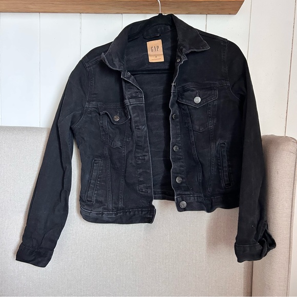 Gap Black Denim Jacket - Picture 3 of 3